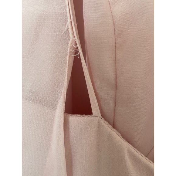 Dessy Collection Blush Bridesmaid Dress - Picture 10 of 10